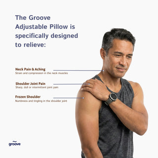 The Groove® Adjustable Memory Foam Pillow