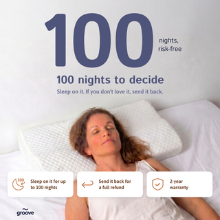 The Original Groove® Pain Relief Pillow - Sleep Better, Wake Up Pain-Free
