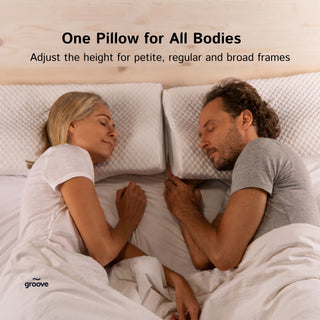 The Groove® Adjustable Memory Foam Pillow