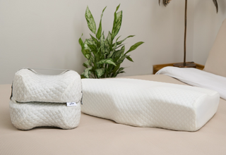 Groove Side Sleeping Memory Foam Pillow Bundle