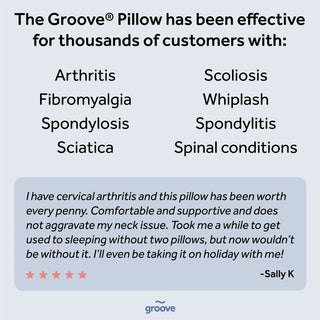 The Groove® Adjustable Memory Foam Pillow 2.0