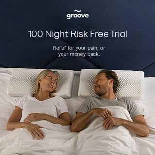 The Original Groove® Pain Relief Pillow - Sleep Better, Wake Up Pain-Free